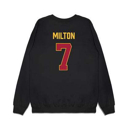 USC - NCAA Women's Basketball : Yakiya Milton - Vintage Basketball Premium Crewneck Sweatshirt-1