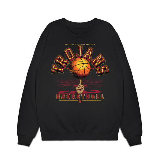 USC - NCAA Women's Basketball : Sara Okeke - Vintage Basketball Premium Crewneck Sweatshirt-0