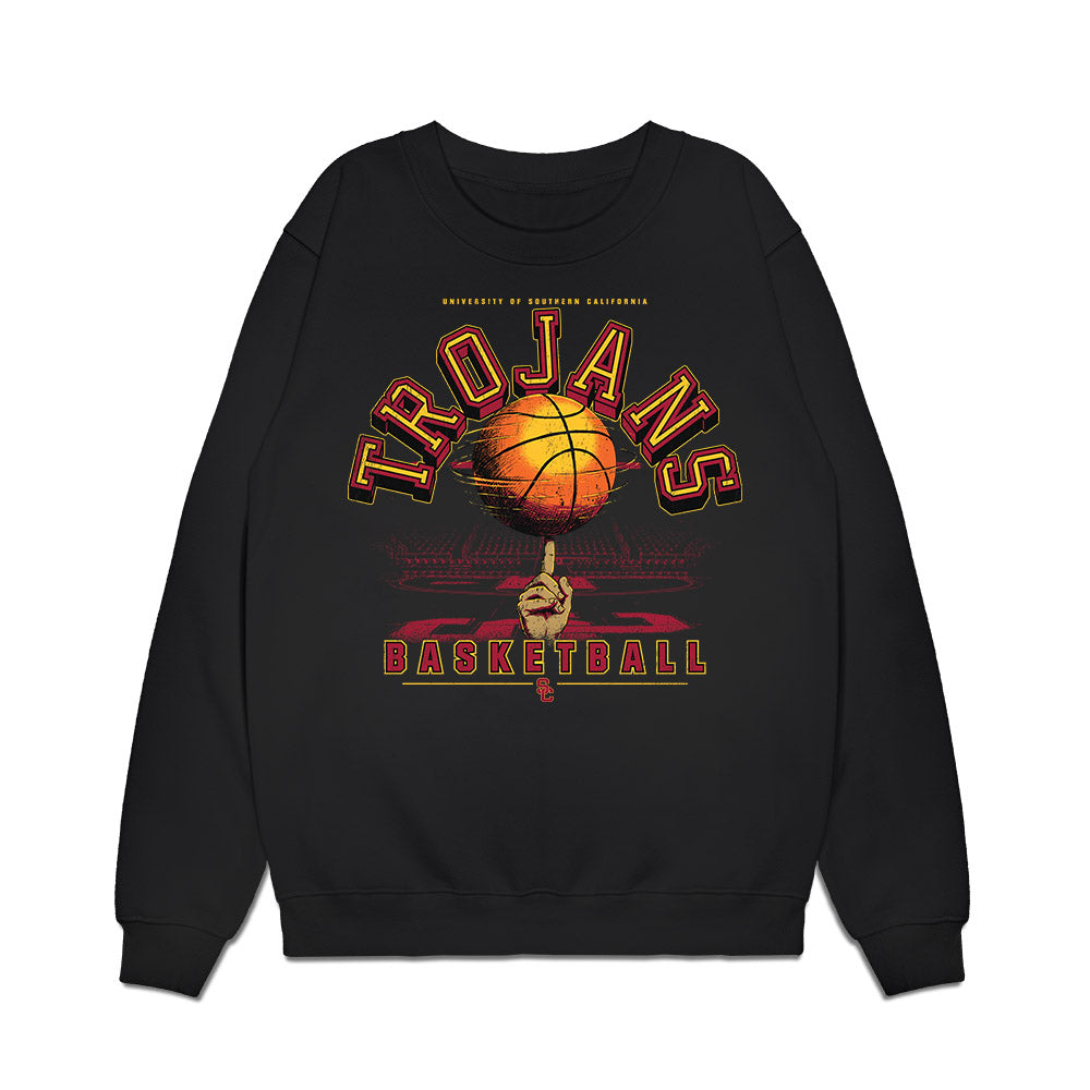 USC - NCAA Women's Basketball : Yakiya Milton - Vintage Basketball Premium Crewneck Sweatshirt-0
