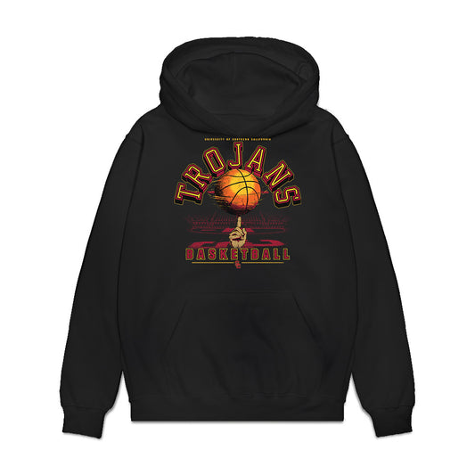 USC - NCAA Women's Basketball : Vivian Iwuchukwu - Vintage Basketball Premium Hooded Sweatshirt-0