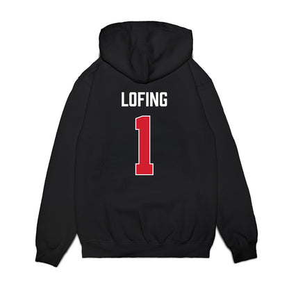 Gonzaga - NCAA Women's Basketball : Paige Lofing - Vintage Shersey Premium Hooded Sweatshirt-1