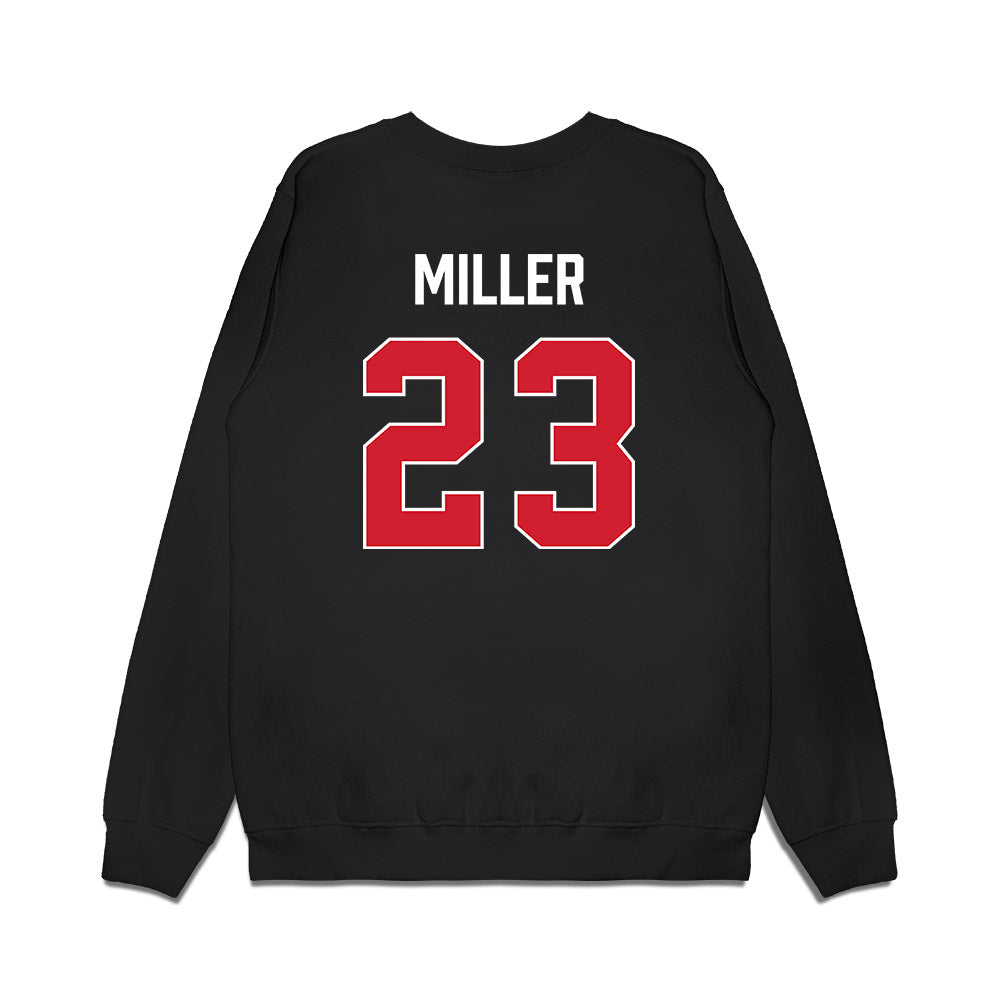 Gonzaga - NCAA Men's Basketball : Adam Miller - Vintage Shersey Premium Crewneck Sweatshirt-1