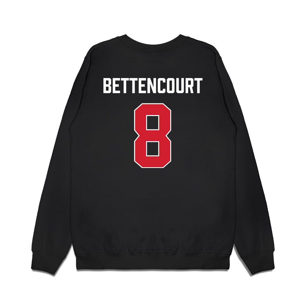 Gonzaga - NCAA Women's Basketball : In's Bettencourt - Vintage Shersey Premium Crewneck Sweatshirt-1
