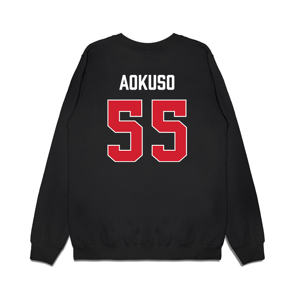 Gonzaga - NCAA Women's Basketball : Zeryhia Aokuso - Vintage Shersey Premium Crewneck Sweatshirt-1