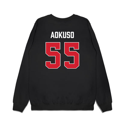 Gonzaga - NCAA Women's Basketball : Zeryhia Aokuso - Vintage Shersey Premium Crewneck Sweatshirt-1
