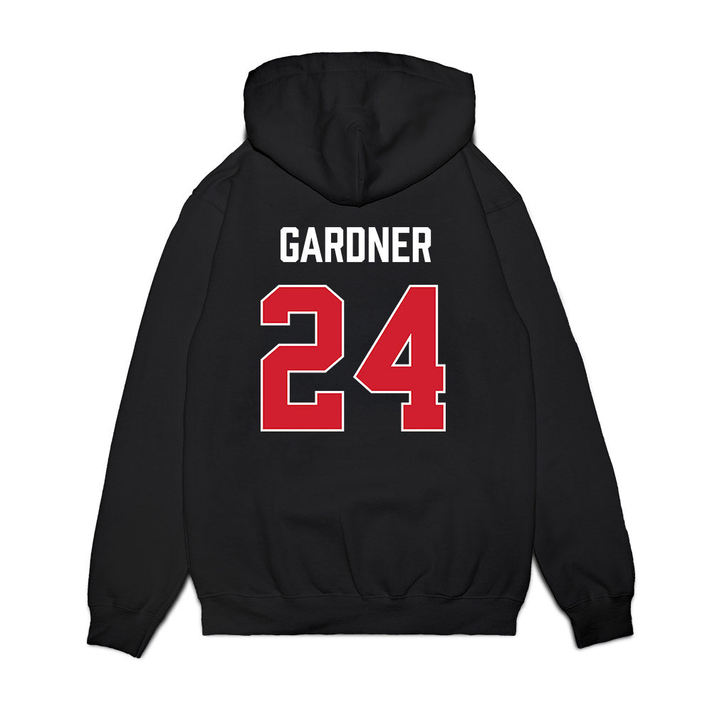 Gonzaga - NCAA Women's Basketball : Teryn Gardner - Vintage Shersey Premium Hooded Sweatshirt-1