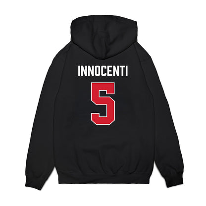 Gonzaga - NCAA Men's Basketball : Emmanuel Innocenti - Vintage Shersey Premium Hooded Sweatshirt-1