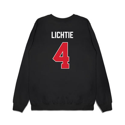Gonzaga - NCAA Women's Basketball : Sierra Lichtie - Vintage Shersey Premium Crewneck Sweatshirt-1