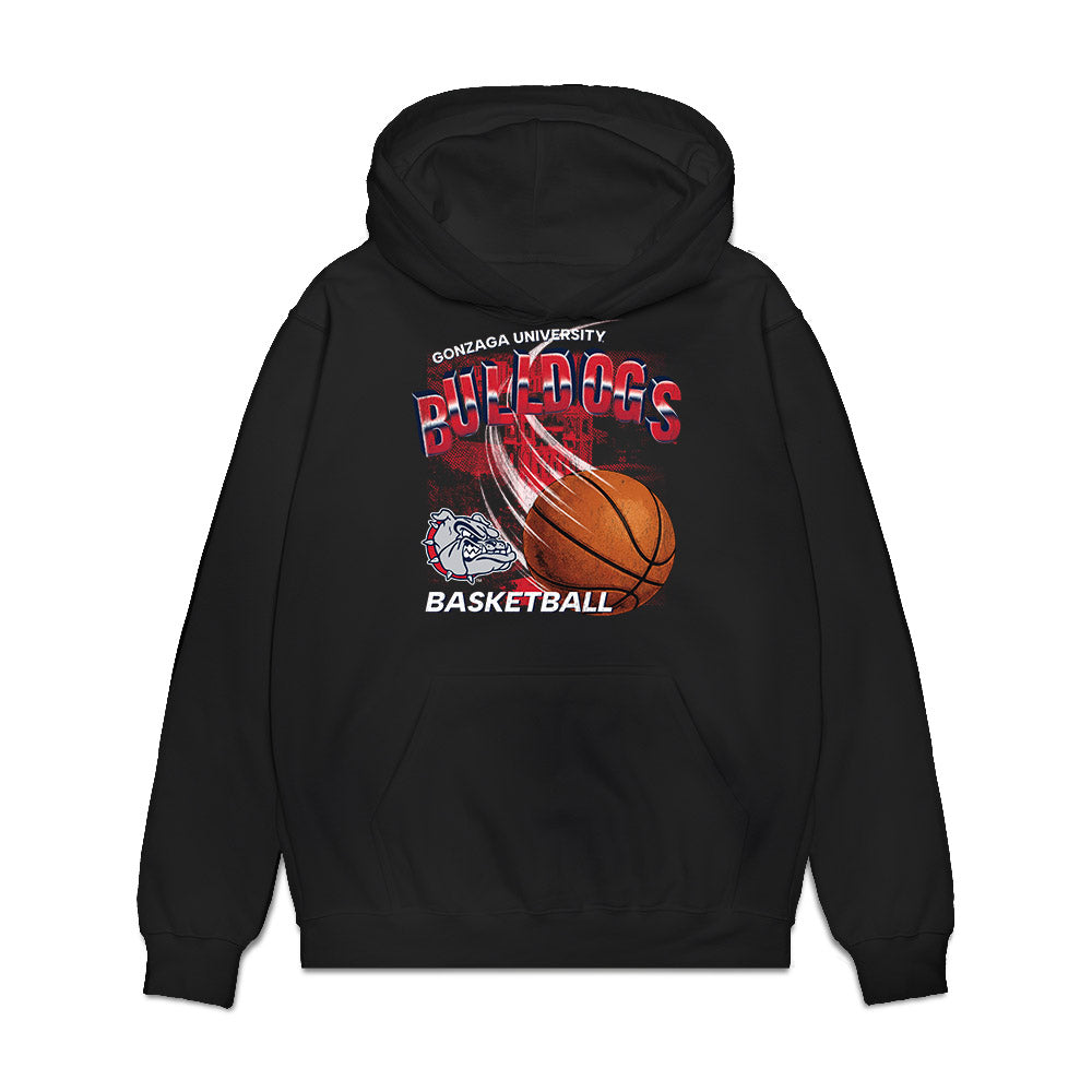 Gonzaga - NCAA Men's Basketball : Braeden Smith - Vintage Shersey Premium Hooded Sweatshirt-0
