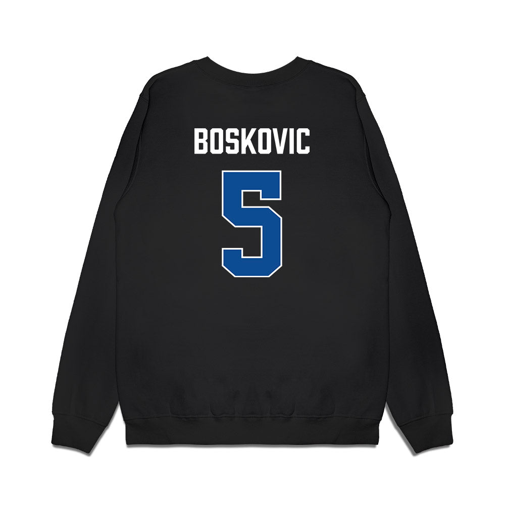 BYU - NCAA Men's Basketball : Mihailo Boskovic - Vintage Premium Crewneck Sweatshirt-1