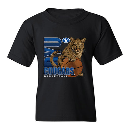 BYU - NCAA Men's Basketball : Kennard Davis Jr. - Vintage Youth T-Shirt-0