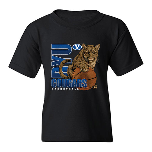 BYU - NCAA Men's Basketball : Dawson Baker - Vintage Youth T-Shirt-0