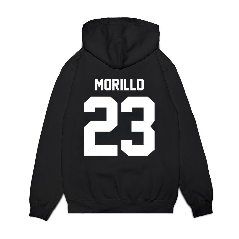 Illinois - NCAA Men's Basketball : Lucas Morillo - Vintage Shersey Premium Hooded Sweatshirt-1