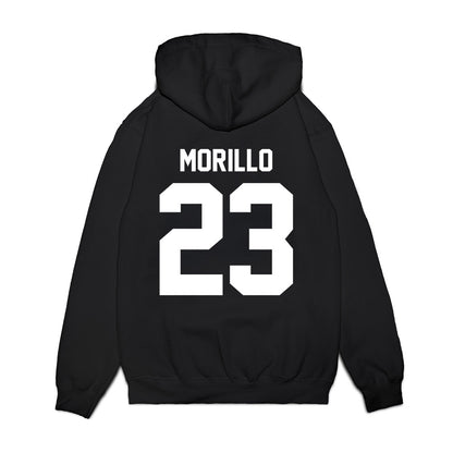 Illinois - NCAA Men's Basketball : Lucas Morillo - Vintage Shersey Premium Hooded Sweatshirt-1