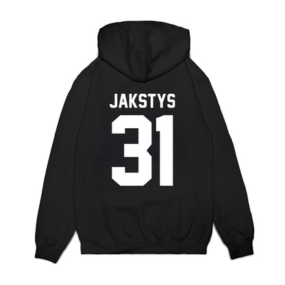 Illinois - NCAA Men's Basketball : Jason Jakstys - Vintage Shersey Premium Hooded Sweatshirt-1
