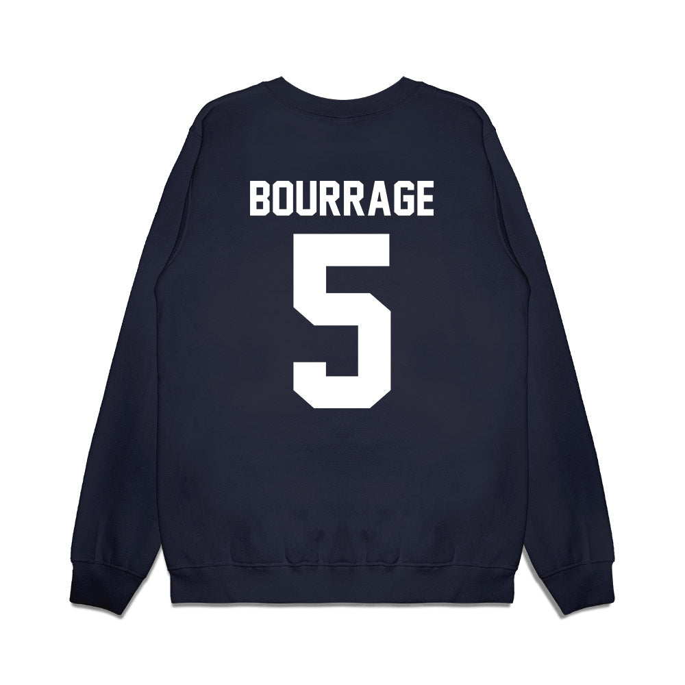 Illinois - NCAA Women's Basketball : Divine Bourrage - Vintage Shersey Premium Crewneck Sweatshirt-1