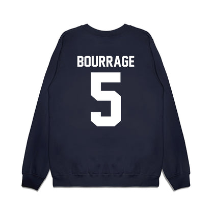 Illinois - NCAA Women's Basketball : Divine Bourrage - Vintage Shersey Premium Crewneck Sweatshirt-1