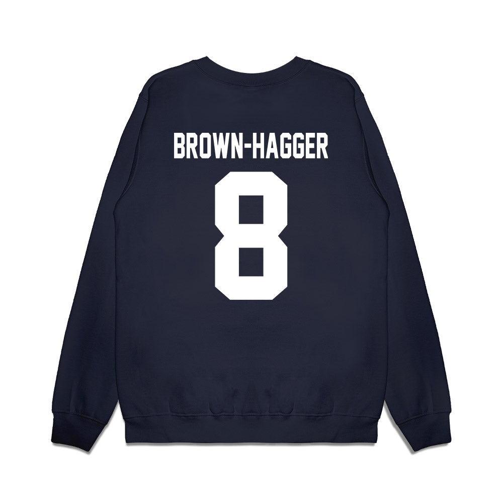 Illinois - NCAA Women's Basketball : Jasmine Brown-Hagger - Vintage Shersey Premium Crewneck Sweatshirt-1
