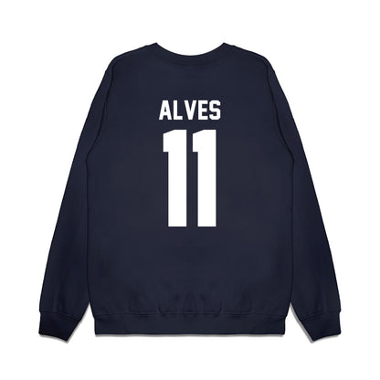 Illinois - NCAA Women's Basketball : Manuella Alves - Vintage Shersey Premium Crewneck Sweatshirt-1