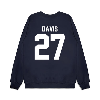 Illinois - NCAA Men's Basketball : Landon Davis - Vintage Shersey Premium Crewneck Sweatshirt-1