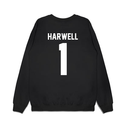 Houston - NCAA Men's Basketball : Isiah Harwell - Vintage Cougars Premium Crewneck Sweatshirt-1