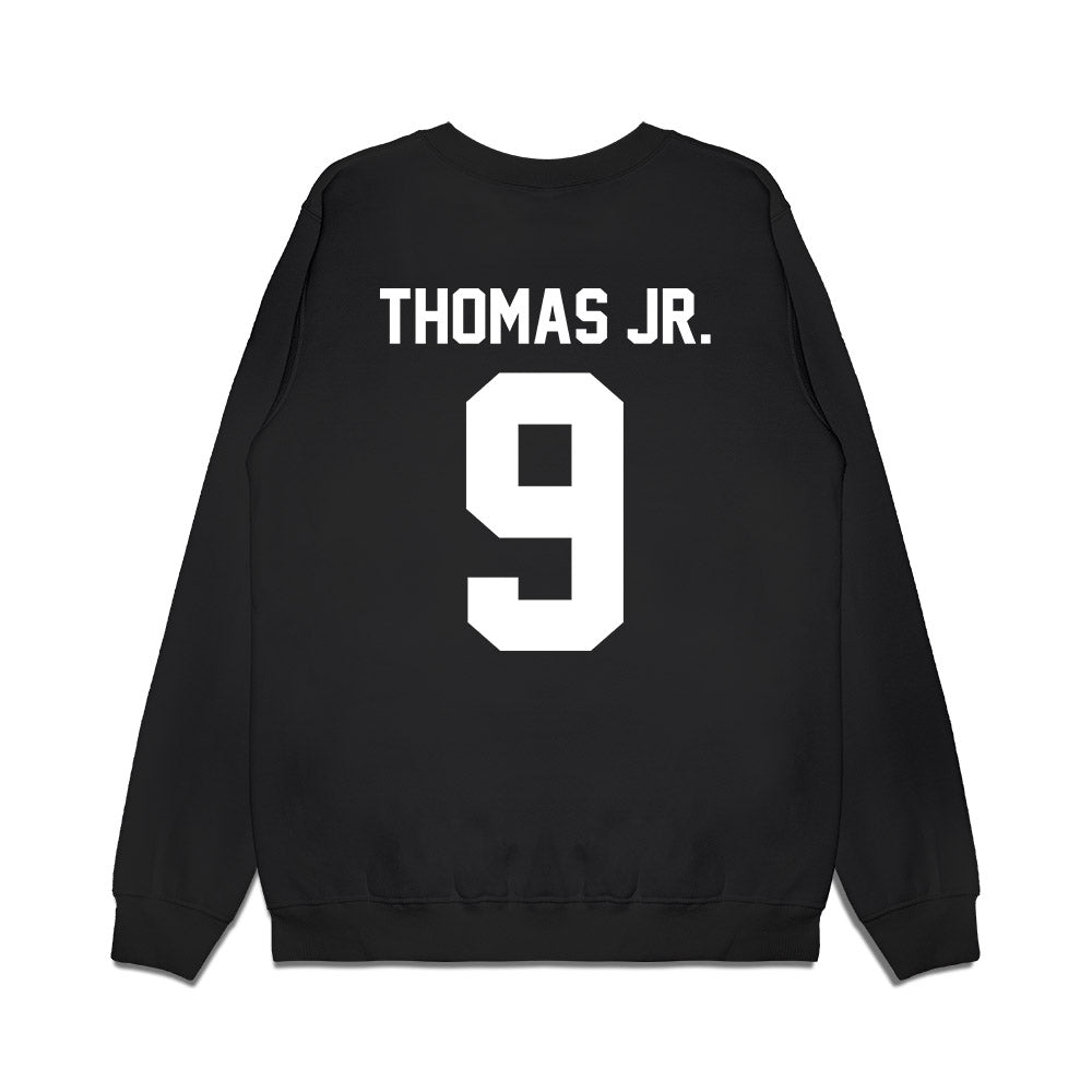 Houston - NCAA Men's Basketball : Dedan Thomas Jr. - Vintage Cougars Premium Crewneck Sweatshirt-1