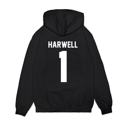 Houston - NCAA Men's Basketball : Isiah Harwell - Vintage Cougars Premium Hooded Sweatshirt-1