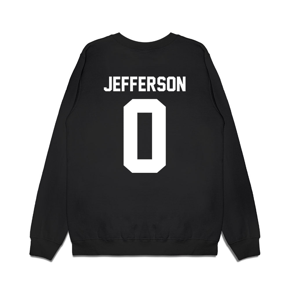 Houston - NCAA Men's Basketball : Kordelius Jefferson - Vintage Cougars Premium Crewneck Sweatshirt-1