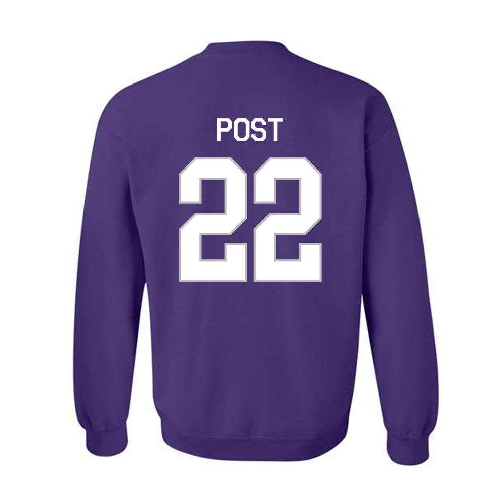 Northwestern - NCAA Women's Field Hockey : Faye Post - NCAA® 2025 National Champions Crewneck Sweatshirt-1