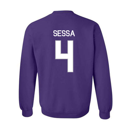 Northwestern - NCAA Women's Field Hockey : Ashley Sessa - NCAA® 2025 National Champions Crewneck Sweatshirt-1