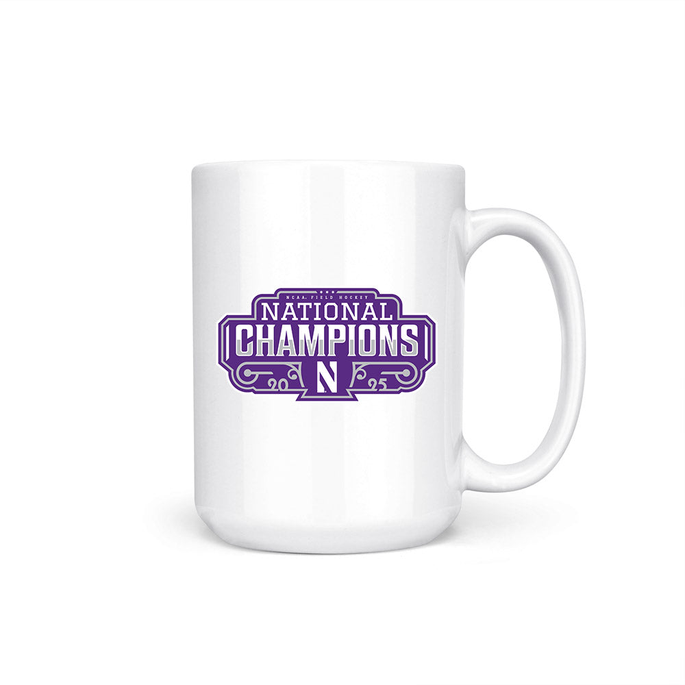 Northwestern - NCAA Women's Field Hockey : Aerin Krys - NCAA® 2025 National Champions Coffee Mug-0