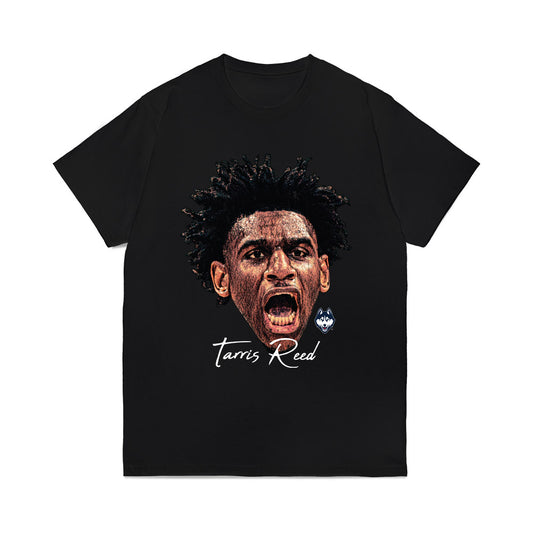 UConn - NCAA Men's Basketball : Tarris Reed Jr - Gameface Comfort Colors T-Shirt-0