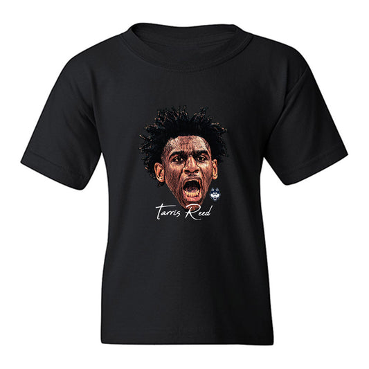 UConn - NCAA Men's Basketball : Tarris Reed Jr - Gameface Youth T-Shirt-0