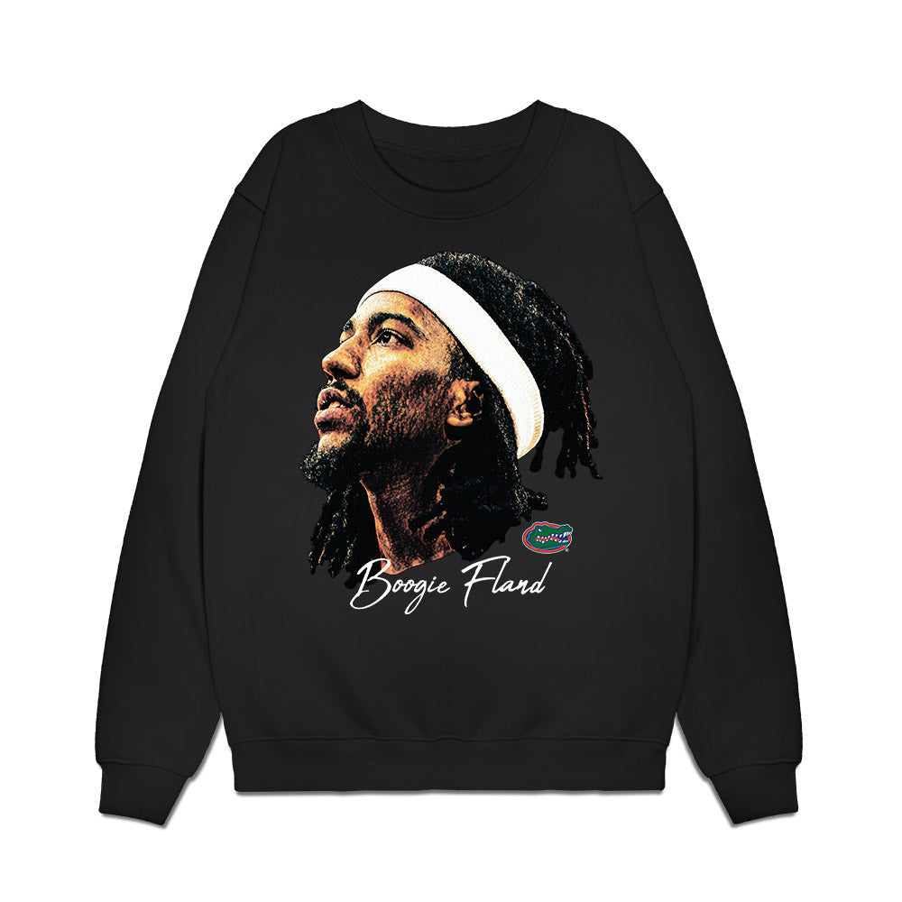 Florida - NCAA Men's Basketball : Johnuel "Boogie" Fland - Premium Crewneck Sweatshirt-0