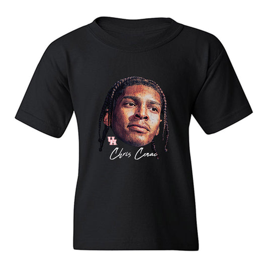 Houston - NCAA Men's Basketball : Chris Cenac Jr. - Gameface Youth T-Shirt-0