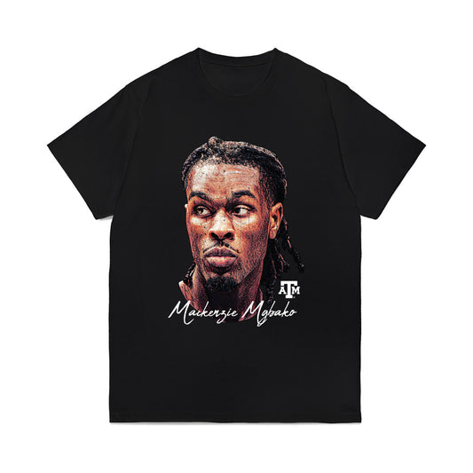 Texas A&M - NCAA Men's Basketball : Mackenzie Mgbako - Game Face Comfort Colors T-Shirt-0
