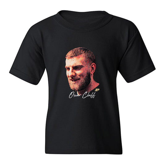 Purdue - NCAA Men's Basketball : Oscar Cluff - Gameface Youth T-Shirt-0