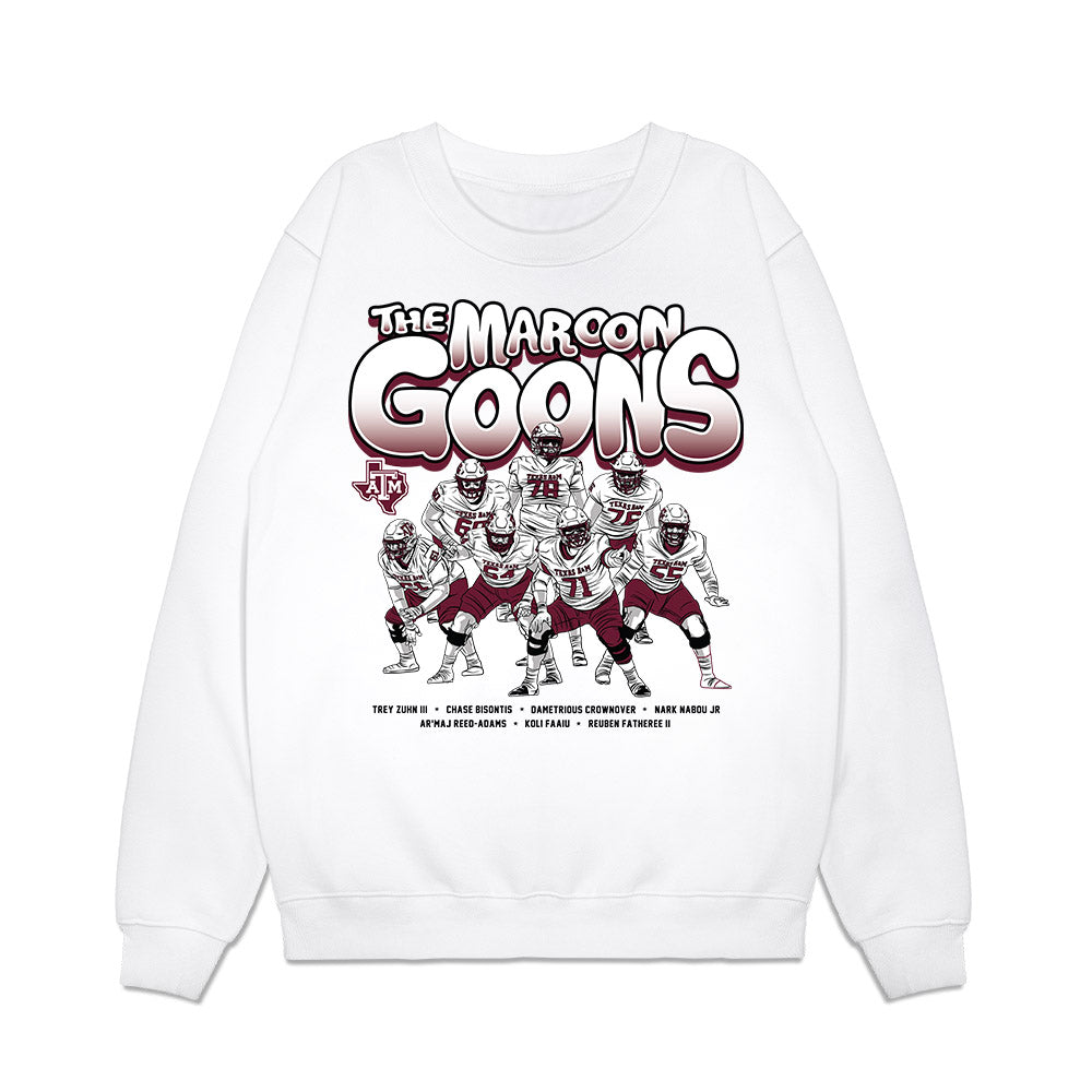 Texas A&M - NCAA Football : - The Maroon Goons Premium Crewneck Sweatshirt-0