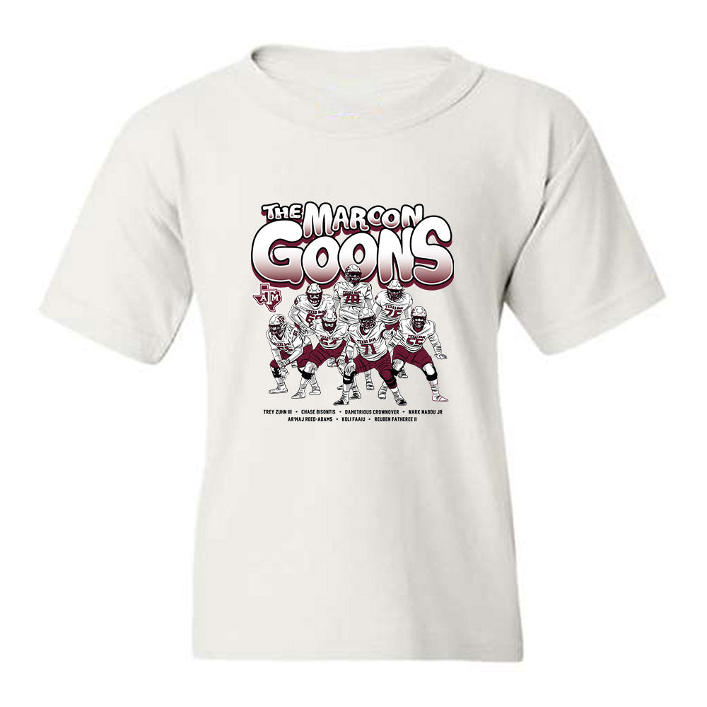 Texas A&M - NCAA Football : - The Maroon Goons Youth T-Shirt-0