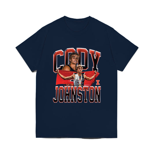 Illinois - NCAA Men's Track & Field : Cody Johnston - Collage Comfort Colors T-Shirt-0