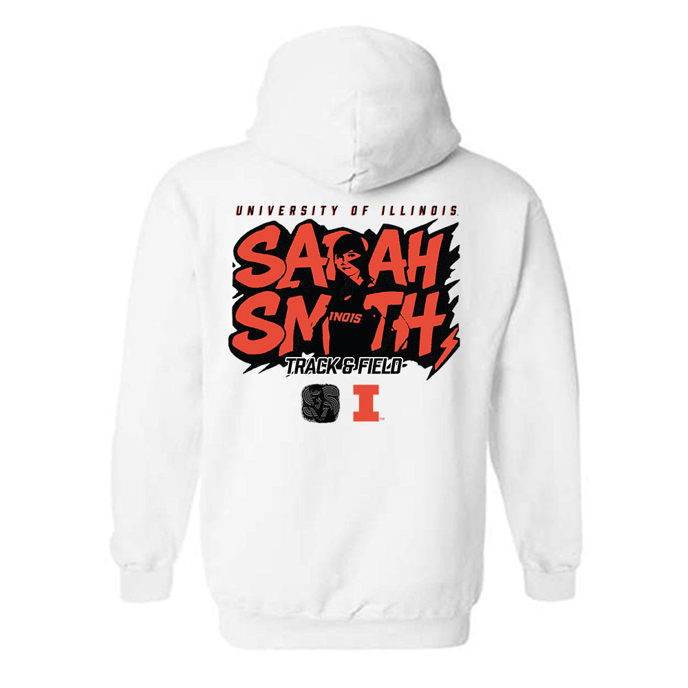 Illinois - NCAA Women's Track & Field : Sarah Smith - Graphic Hooded Sweatshirt-1