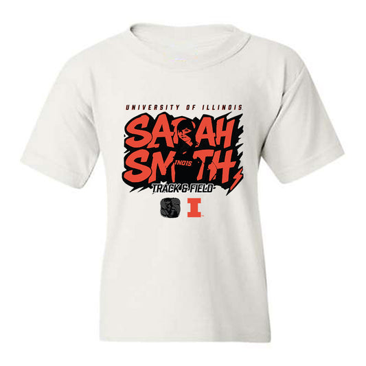 Illinois - NCAA Women's Track & Field : Sarah Smith - Graphic Youth T-Shirt-0