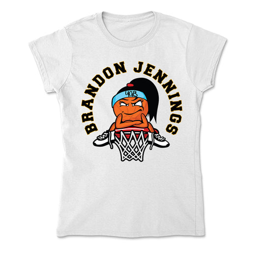 VCU - NCAA Men's Basketball : Brandon Jennings - Graphic v2 Soft Style Women’s T-Shirt-0