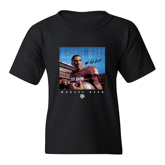 Texas A&M - NCAA Football : Marcel Reed - Marcel Mode Youth T-Shirt-0