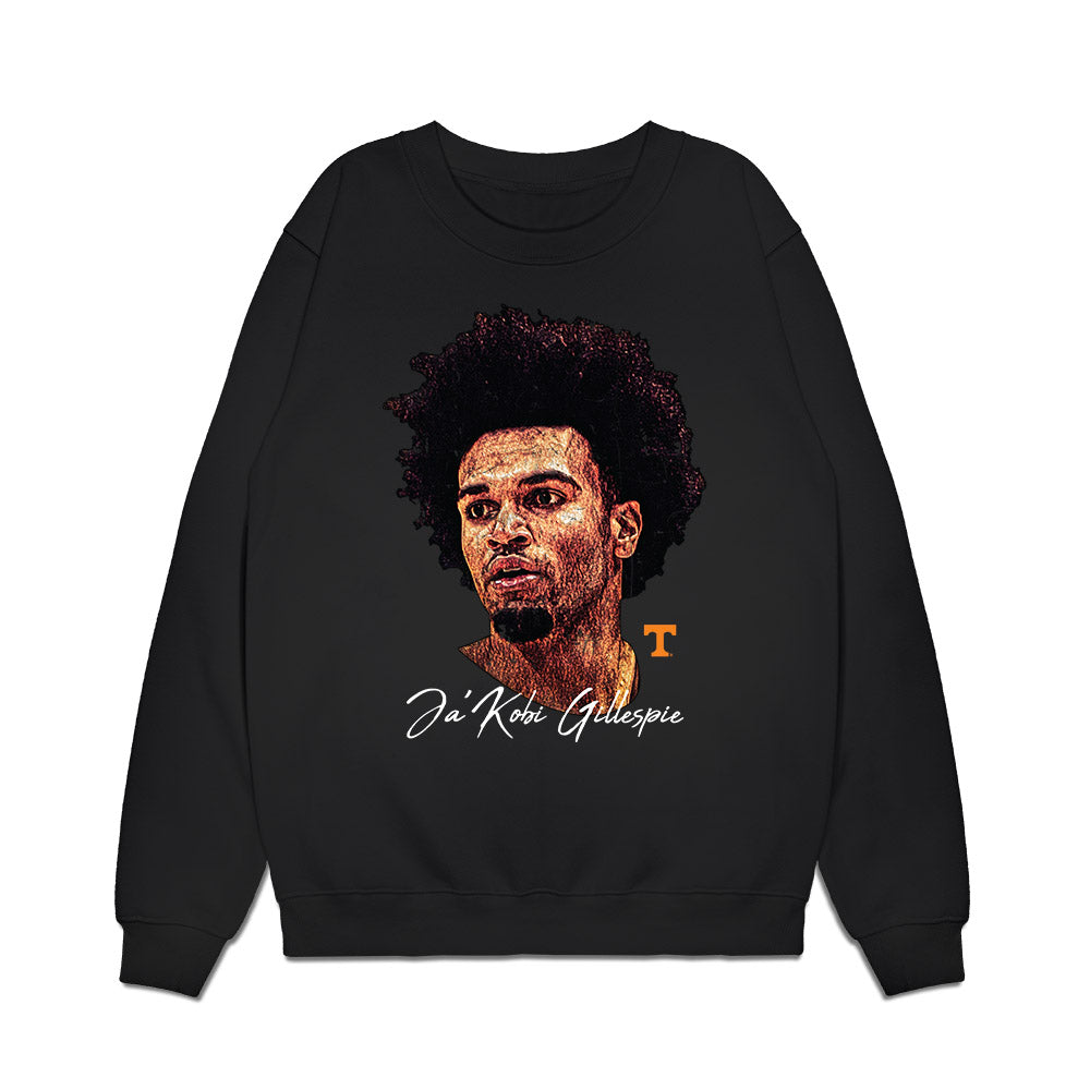 Tennessee - NCAA Men's Basketball : Ja'Kobi Gillespie - Game Face Premium Crewneck Sweatshirt-0