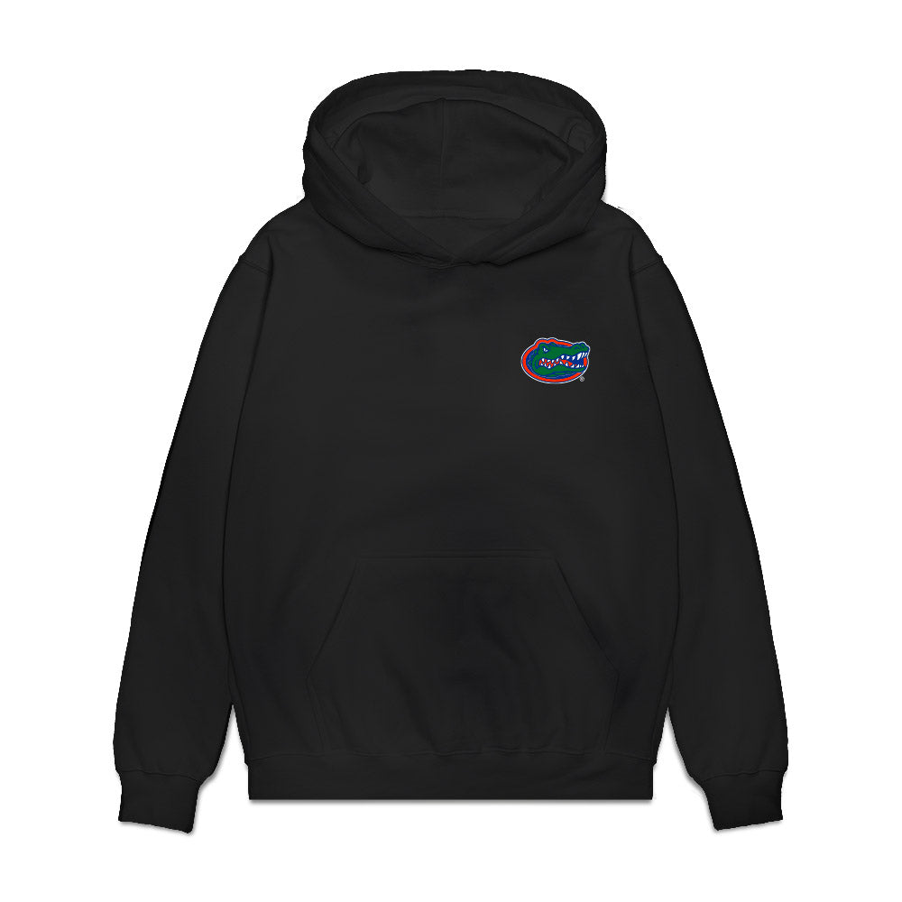 Florida - NCAA Men's Basketball : Thomas Haugh - Gameface Premium Hooded Sweatshirt-0
