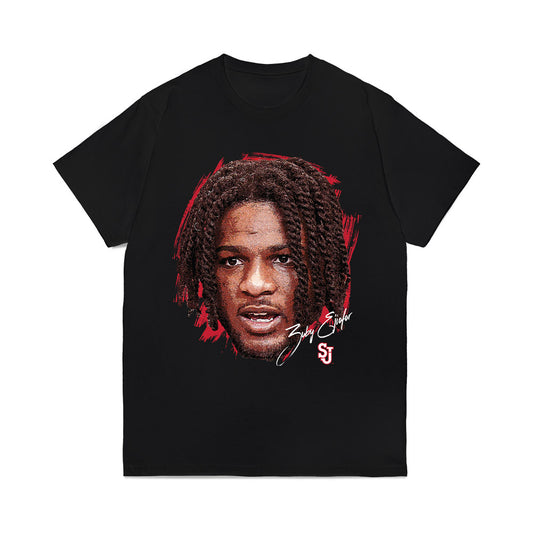 St. Johns - NCAA Men's Basketball : Zuby Ejiofor - Gameface Comfort Colors T-Shirt-0