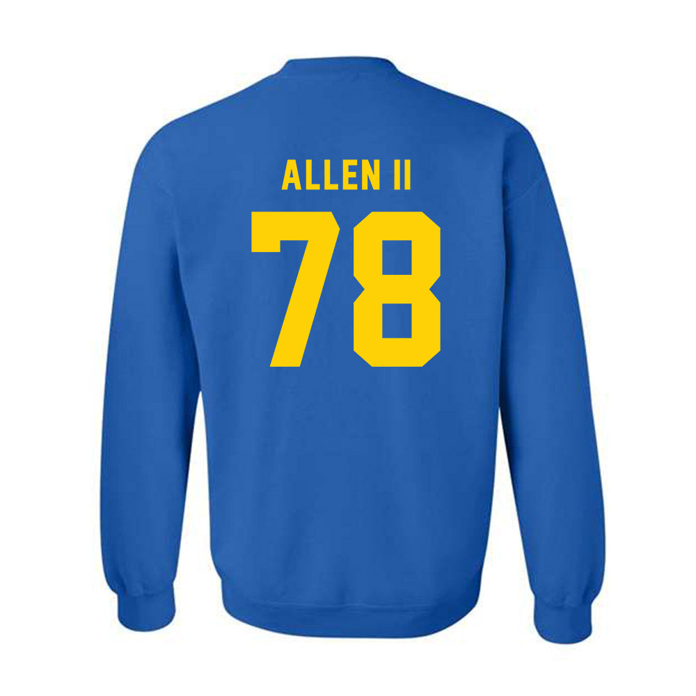 Delaware - NCAA Football : Bentley Allen II - Bowl Bound Sports Shersey Crewneck Sweatshirt-1