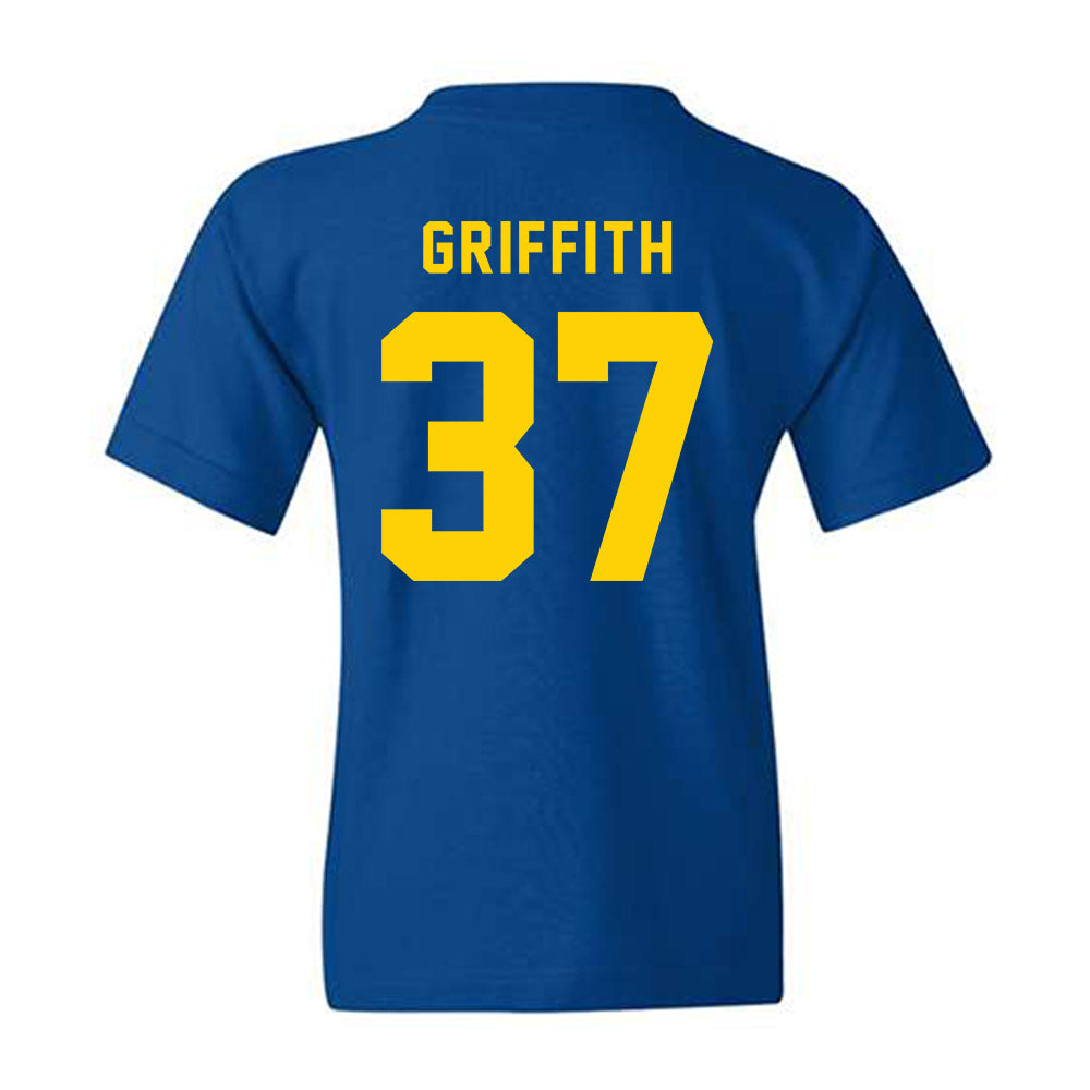 Delaware - NCAA Football : Dillon Griffith - Bowl Bound Sports Shersey Youth T-Shirt-1