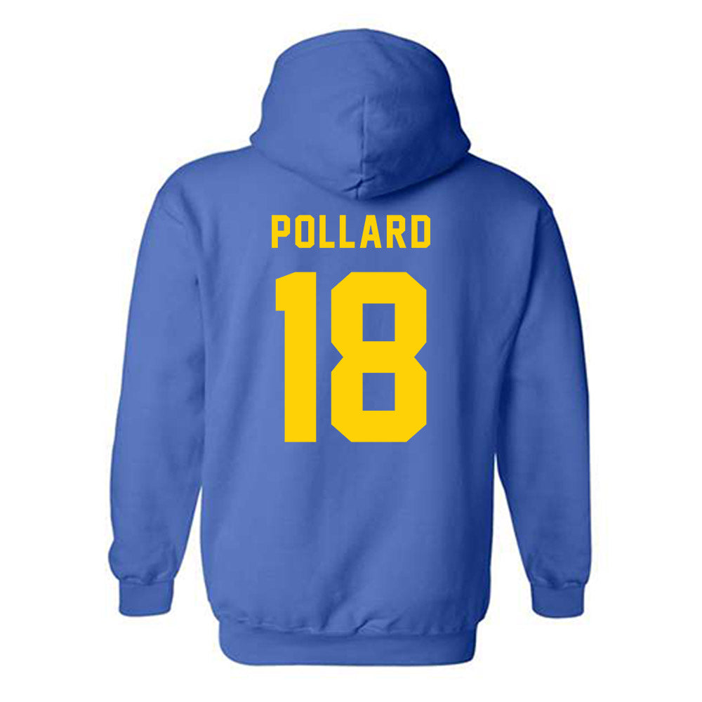Delaware - NCAA Football : Mysonne Pollard - Bowl Bound Sports Shersey Hooded Sweatshirt-1